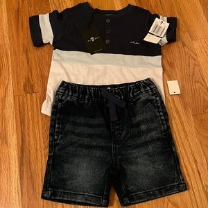 7 For All Man Kind brand new baby outfit